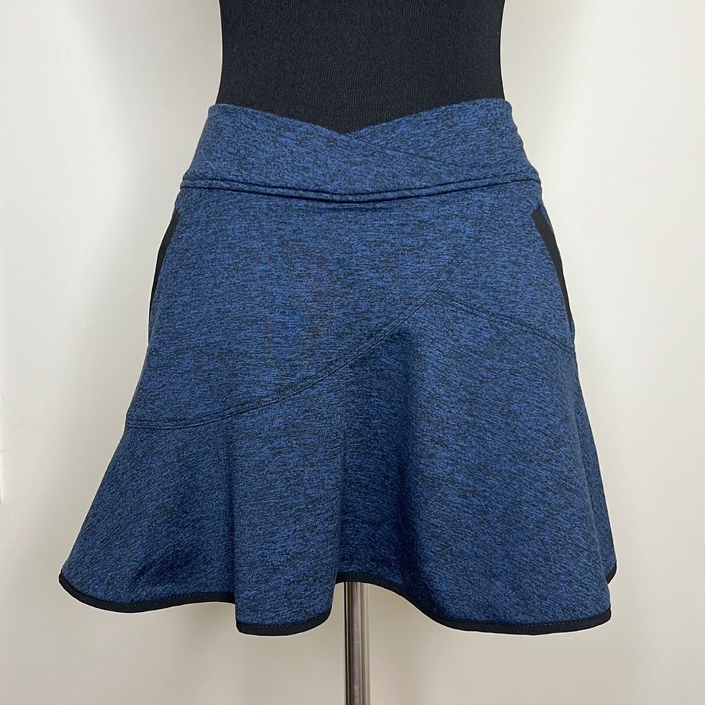 OLAYA SPORT Butter Soft Navy Black Tennis Golf Skort XS